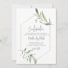 Waterverf groen Lijst bevestiging Kaart