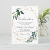 Waterverf groen Lijst bevestiging Kaart (Staand voorkant)