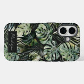 Waterverf Groen Tropisch Bos Bladeren Patroon Case-Mate iPhone Case (Achterkant (horizontaal))