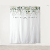 Waterverf groen wedding foto prop achtergrond wandkleed (Voorkant)