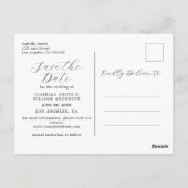 Waterverf Groen Woud Save The Date Briefkaart (Achterkant)