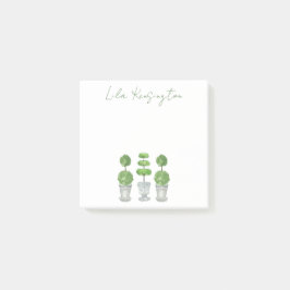 Waterverf groene agenda post-it® notes