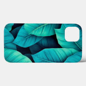 Waterverf Groene Banaan Bladpatroon Case-Mate iPhone Case (Achterkant (horizontaal))