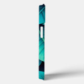 Waterverf Groene Banaan Bladpatroon Case-Mate iPhone Case (Achterkant / Rechts)