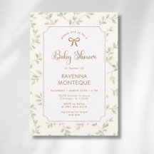 Waterverf groene bladeren frame gouden boog baby s