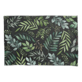 Waterverf groene bladeren   kussensloop (Voorkant)