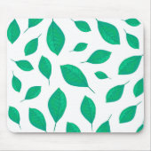 Waterverf groene bladeren Muismat (Voorkant)