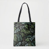 Waterverf groene bladeren  tote bag (Voorkant)
