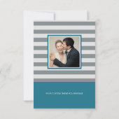 Waterverf groene bladkrans | Dank u Bedankkaart (Achterkant)