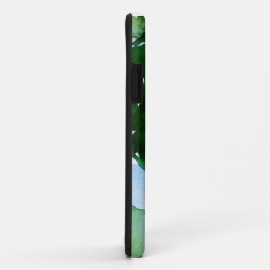 waterverf groene bomen. Case-Mate iPhone case (Achterkant/rechts)