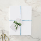 Waterverf Groene Boog Cadeaulabel (Met Touw)