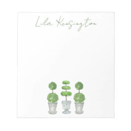 Waterverf - Groene bovenbouw Blocnote