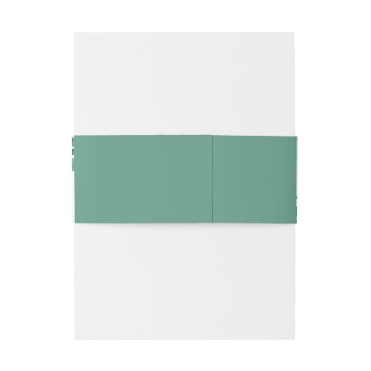 Waterverf groene bruiloft. Elegant calligrafie Uitnodigingen Wikkel (Achterkant Voorbeeld)