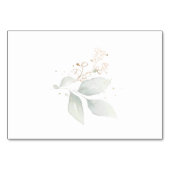 Waterverf groene en goudfolieplaatkaart kaart (Achterkant)