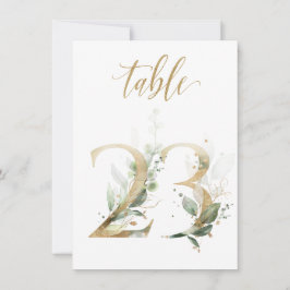 Waterverf Groene en goudvulling, Tabel nummer 23 Kaart