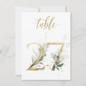 Waterverf Groene en goudvulling, Tabel nummer 27 Kaart (Voorkant)