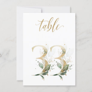 Waterverf Groene en goudvulling, tabel nummer 33 Kaart