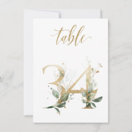 Waterverf Groene en goudvulling, Tabel nummer 34 Kaart