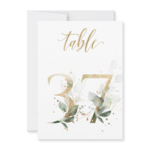 Waterverf Groene en goudvulling, tabel nummer 37