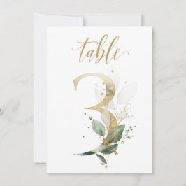 Waterverf Groene en goudvulling, Tabel nummer 3 Kaart