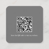 Waterverf Groene Eucalyptus Visitekaartje Informatiekaartje (Achterkant)