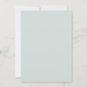 Waterverf Groene Eucalyptus Weddenschap Save The Date (Achterkant)