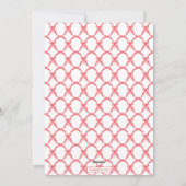 Waterverf Groene Garland & Rode Vlinder Kerstmis F Feestdagenkaart (Achterkant)