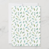 Waterverf Groene Goud RN Verpleegkunde Afstuderen Kaart (Achterkant)