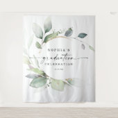 Waterverf groene gradatie foto achtergrond voor af wandkleed (Voorkant)