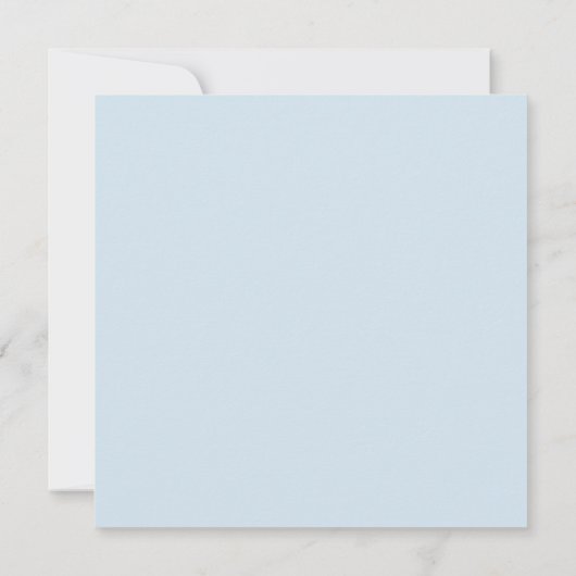 Waterverf Groene Jongen Blauwe Couples Baby Shower Kaart (Achterkant)