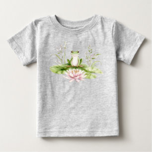 Waterverf groene kikker