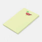 Waterverf Groene Kop Wilde Eend Post-it® Notes (Schuin)