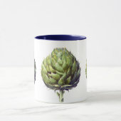 Waterverf groene kunst mok (Midden)