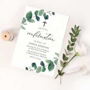 Waterverf groene lebbevestiging kaart