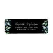 Waterverf Groene lekkernij Etiket (Voorkant)