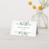 Waterverf Groene lekkernij Plaatskaartje (Achterkant)