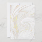 Waterverf Groene Marmer Doop Christening Kaart (Achterkant)