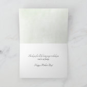 Waterverf Groene Moeder Het Planten Van Een Zaad M Feestdagen Kaart (Binnen)