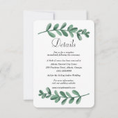 Waterverf Groene olieretegels in de buitenwereld Aankondiging (Voorkant)