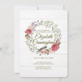 Waterverf Groene olievlek Virtuele Memorial Kaart (Voorkant)