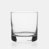 Waterverf Groene Ornament Trendy Holiday Party Whisky Glas (Links)