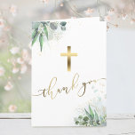 waterverf groene religie Hartelijk dank Kaart<br><div class="desc">religieuze gebeurtenis bedankt</div>