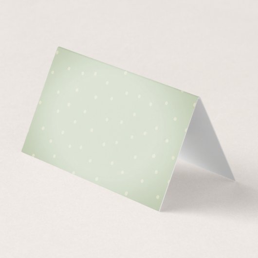 Waterverf Groene Rozen Dank u Visitekaartje (Achterkant)