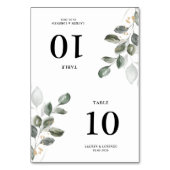 Waterverf Groene Tafel Tent Place kaart (Voorkant)