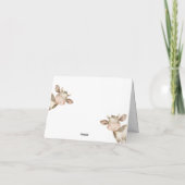 Waterverf Groene Tractor Boerderij Dank u Kaarten (Achterkant)