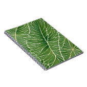 Waterverf Groene Tropische Bladeren Notitieboek (Rechterzijde)