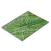 Waterverf Groene Tropische Bladeren Notitieboek (Linkerzijde)