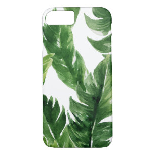 Waterverf Groene Tropische Lagen Patroon Case-Mate iPhone Case