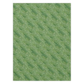 Waterverf Groene Tropische Lagen Patroon Tafelkleed (Voorkant)