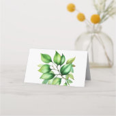 Waterverf groenere trouwplaats kaarten plaatskaartje (Achterkant)